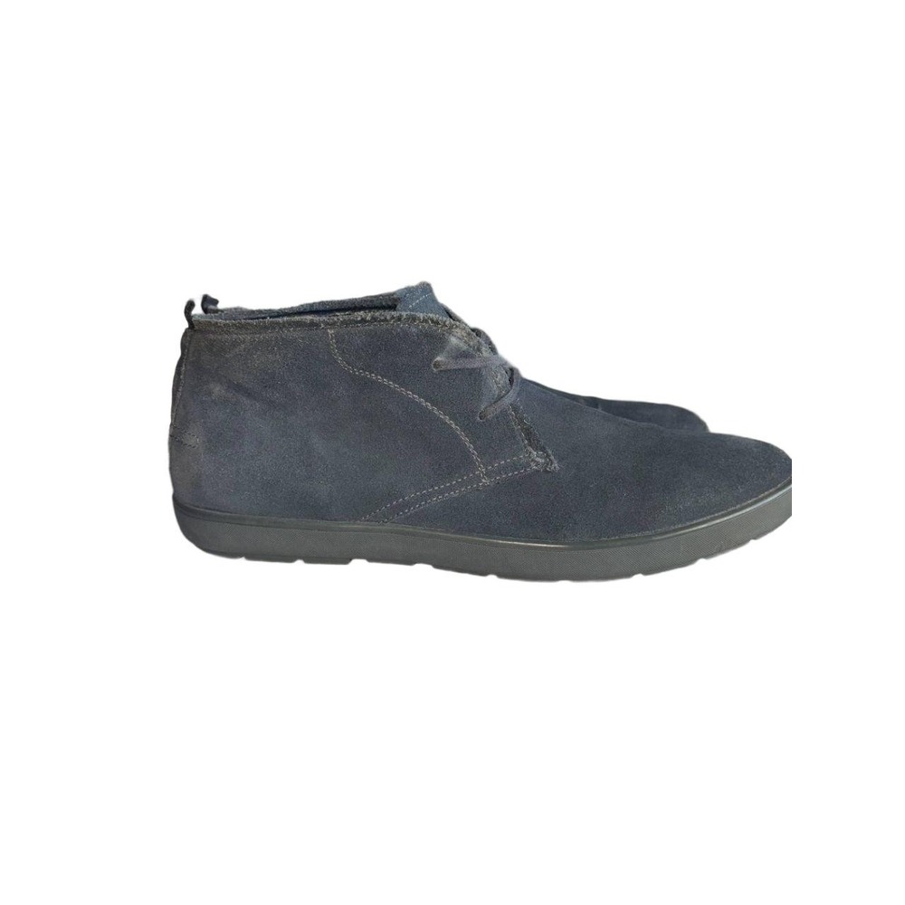 Calvin Klein Chukka Boot Mens Size US12 EU45 Dark Grey Nowles Suede‎ Laced Up